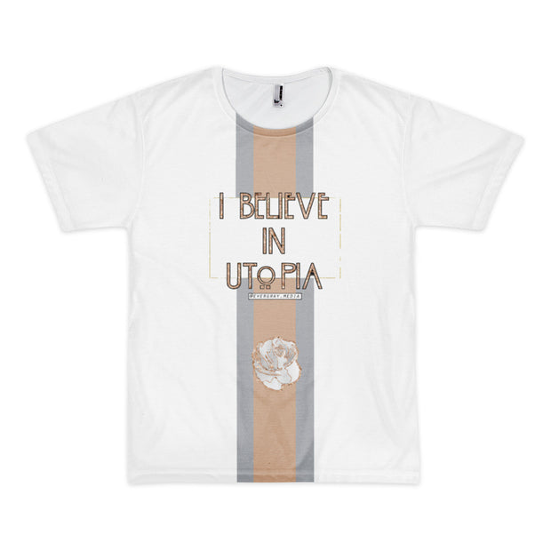 Short sleeve t-shirt (unisex) - I Believe in Utopia