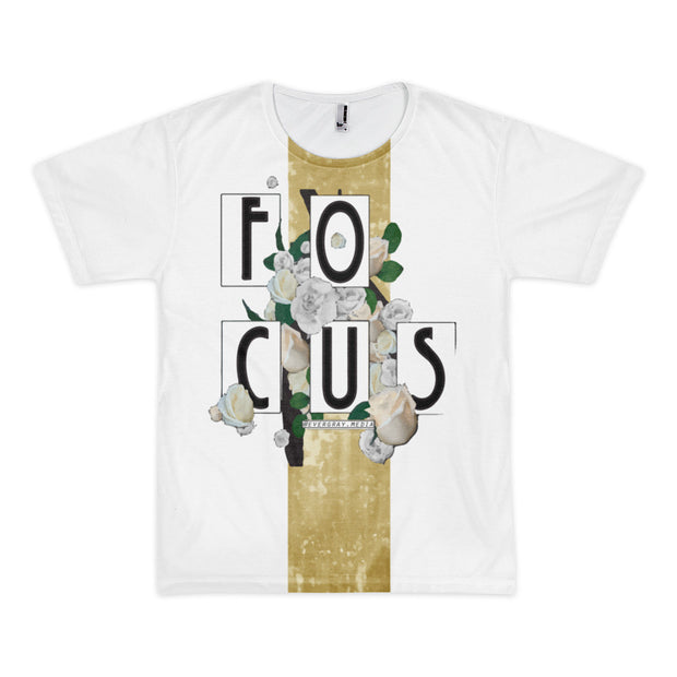 Short sleeve t-shirt (unisex) - Focus typography